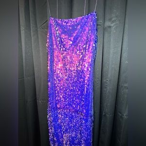 Sequin Festival Mini Dress Small Like New Forever 21 multicolor